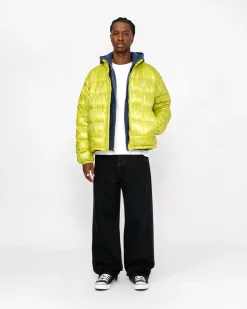 Outerwear>Stüssy MIDWEIGHT PUFFER Lime