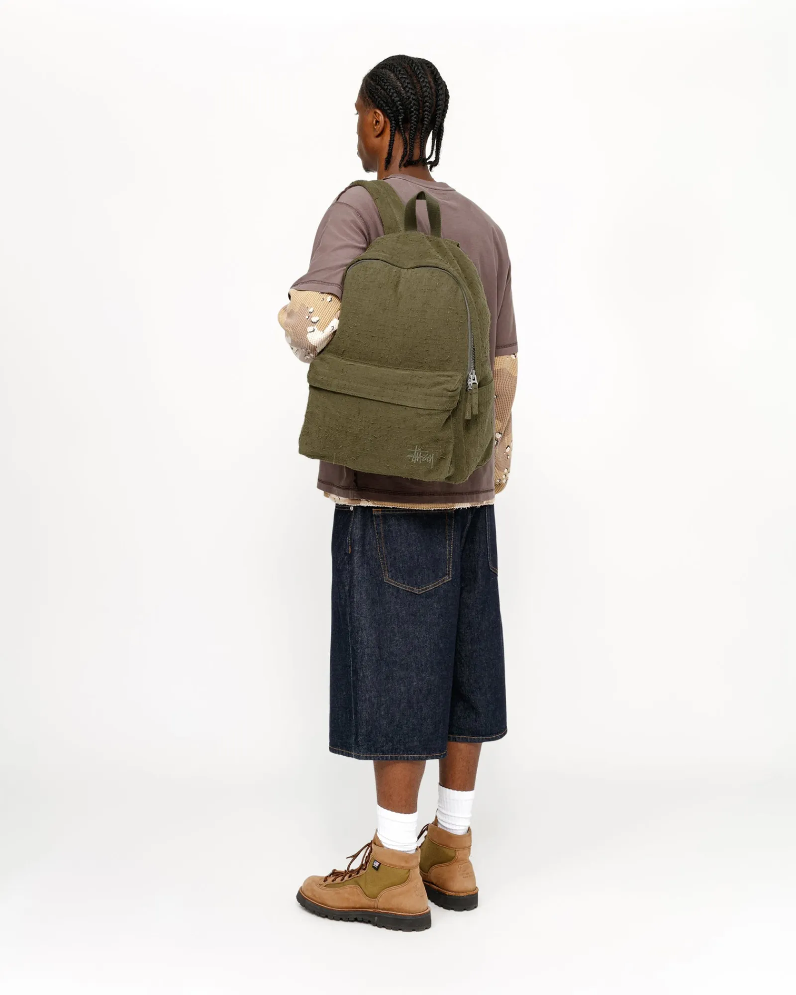 Accessories>Stüssy NEEDLE PUNCH BACKPACK Olive