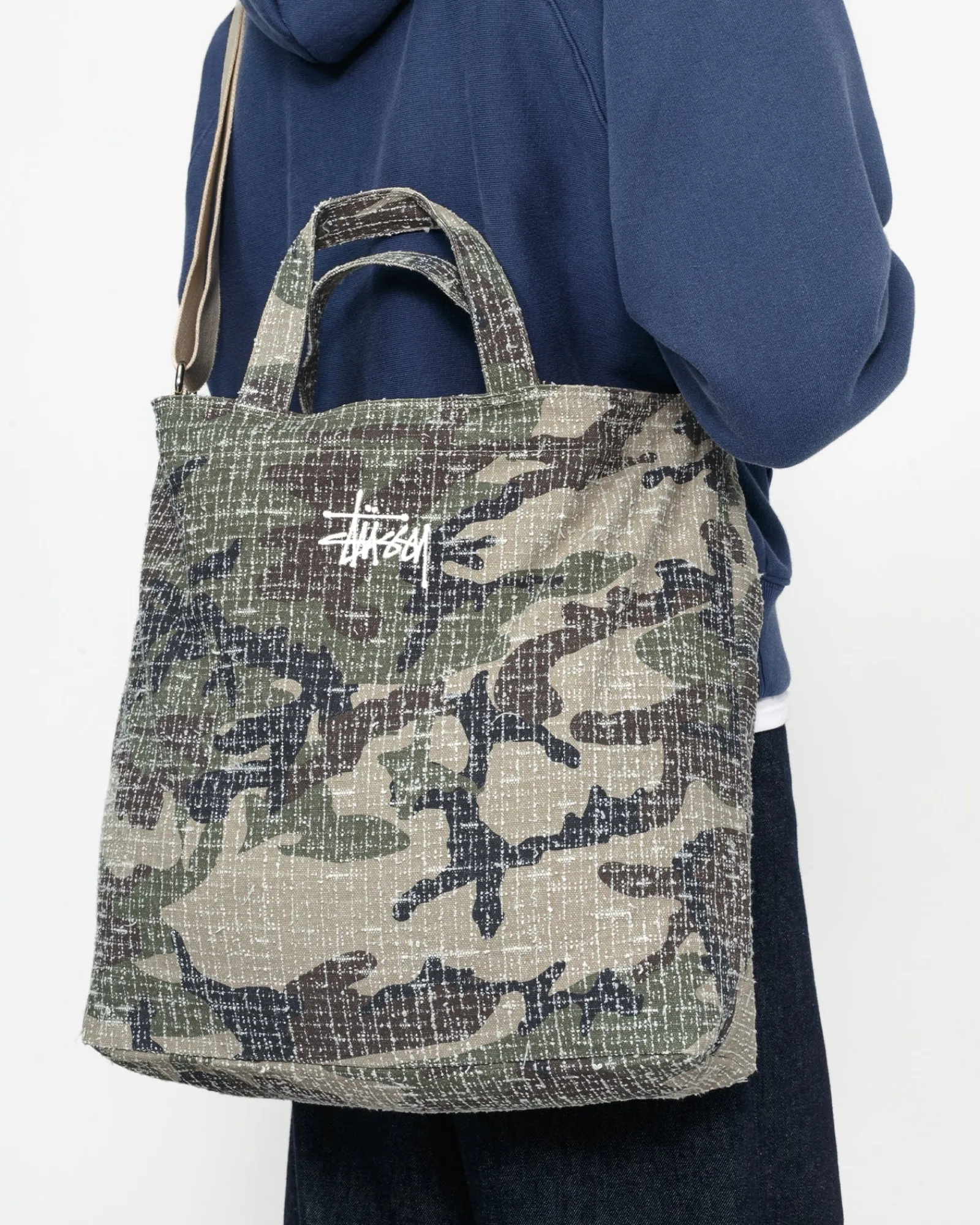 Accessories>Stüssy NEEDLE PUNCH CROSSBODY BAG Camo