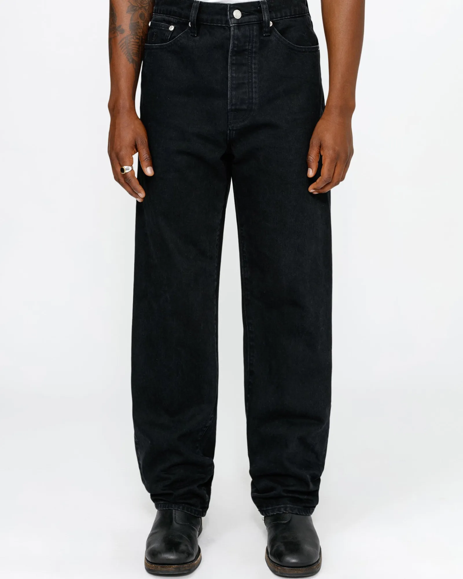 Pants|Denim>Stüssy NEW CLASSIC JEAN DENIM Black