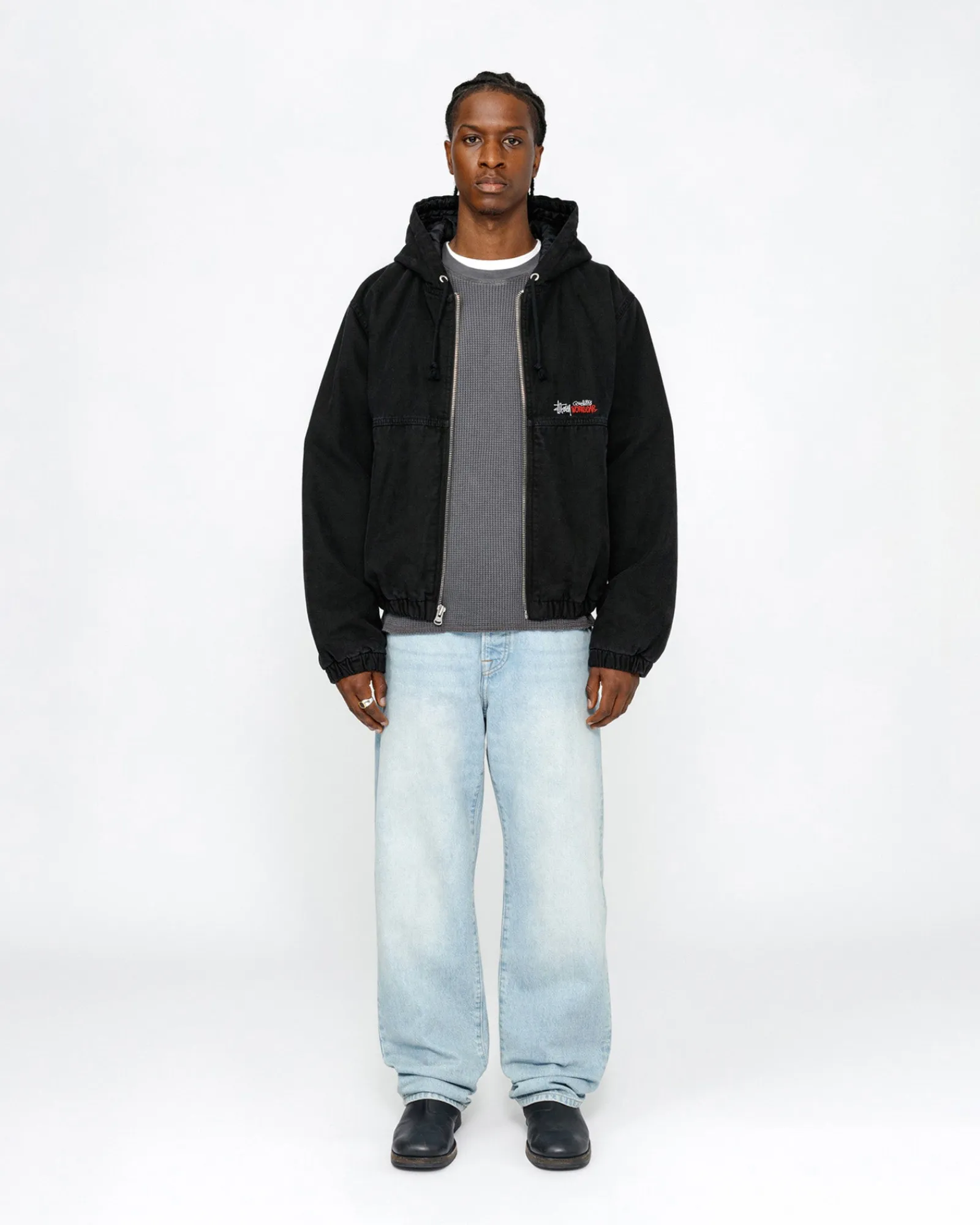 Pants|Denim>Stüssy NEW CLASSIC JEAN DENIM Light Wash