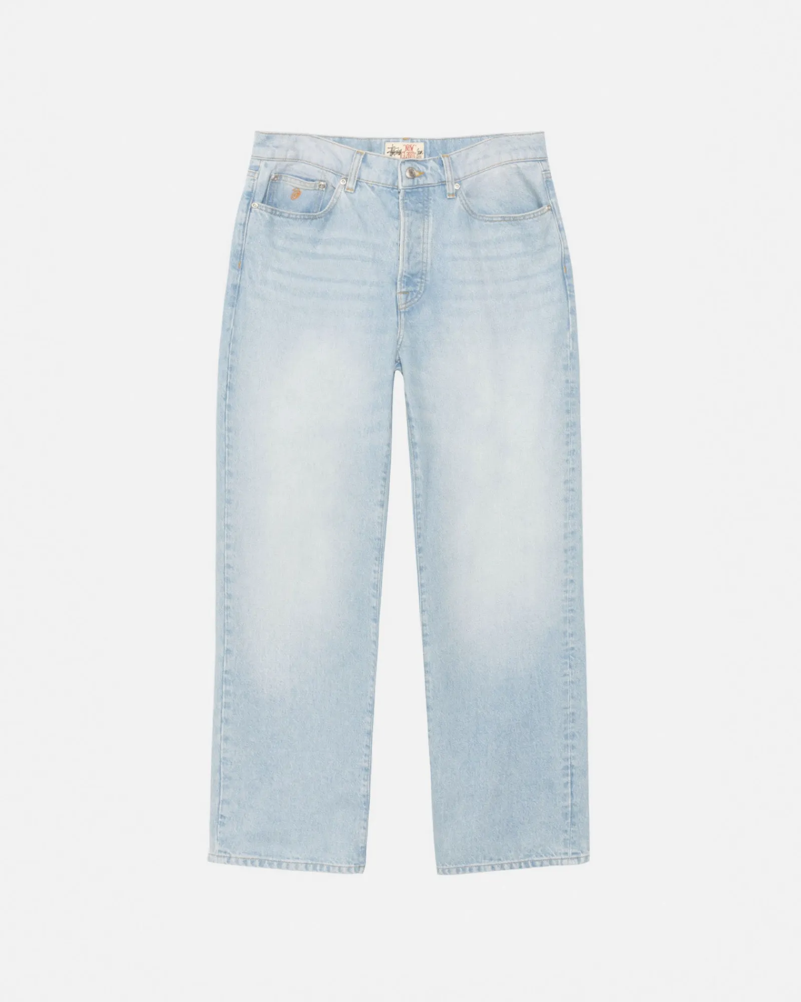 Pants|Denim>Stüssy NEW CLASSIC JEAN DENIM Light Wash