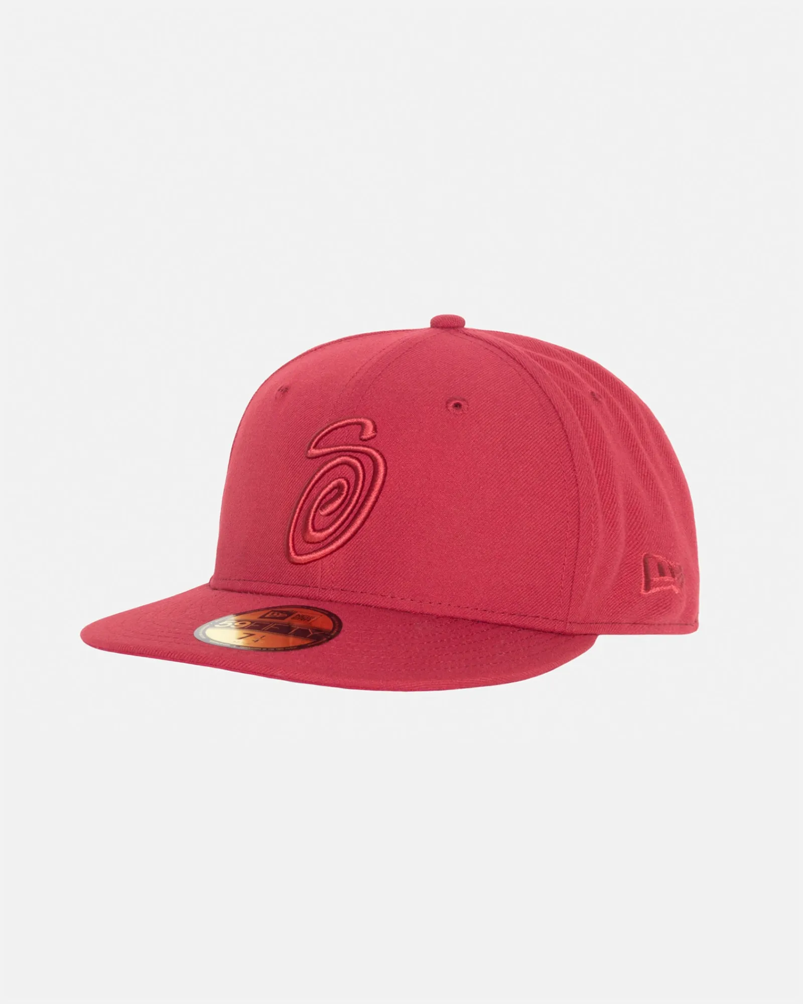 Headwear>Stüssy NEW ERA 59FIFTY SWIRLY S Cardinal