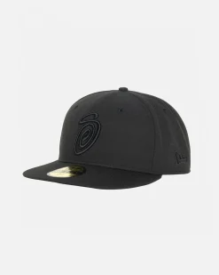 Headwear>Stüssy NEW ERA 59FIFTY SWIRLY S Shadow Black