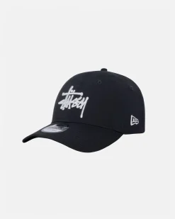 Headwear>Stüssy NEW ERA 9TWENTY BASIC STRAPBACK Black