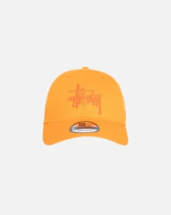 Headwear>Stüssy NEW ERA 9TWENTY BASIC STRAPBACK Dim Orange