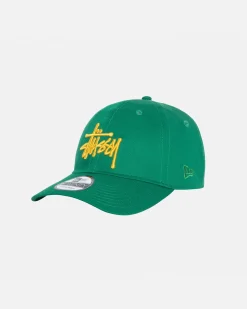 Headwear>Stüssy NEW ERA 9TWENTY BASIC STRAPBACK Kelly Green