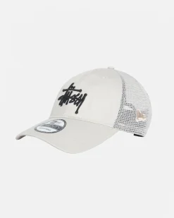 Headwear>Stüssy NEW ERA 9TWENTY BASIC TRUCKER Stone