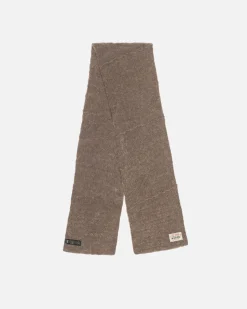 Accessories>Stüssy PIECED ALPACA WOOL SCARF Olive