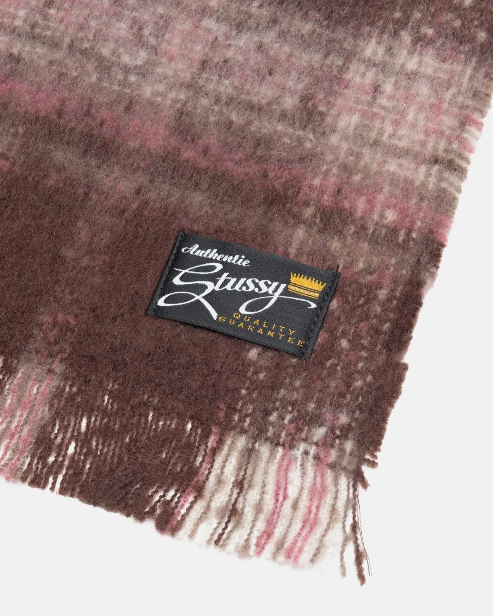 Accessories>Stüssy PLAID SCARF Burgundy Plaid