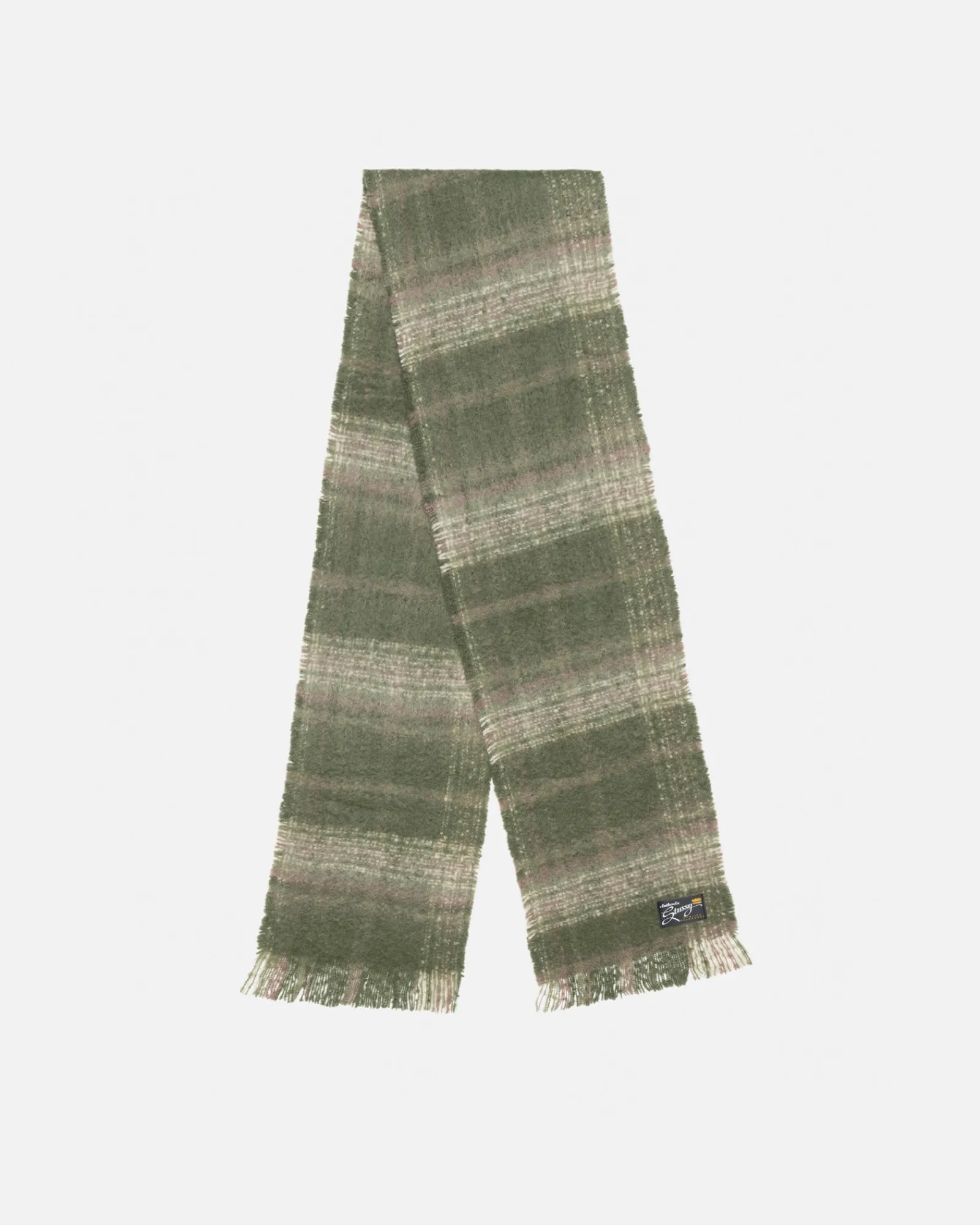 Accessories>Stüssy PLAID SCARF Green Plaid
