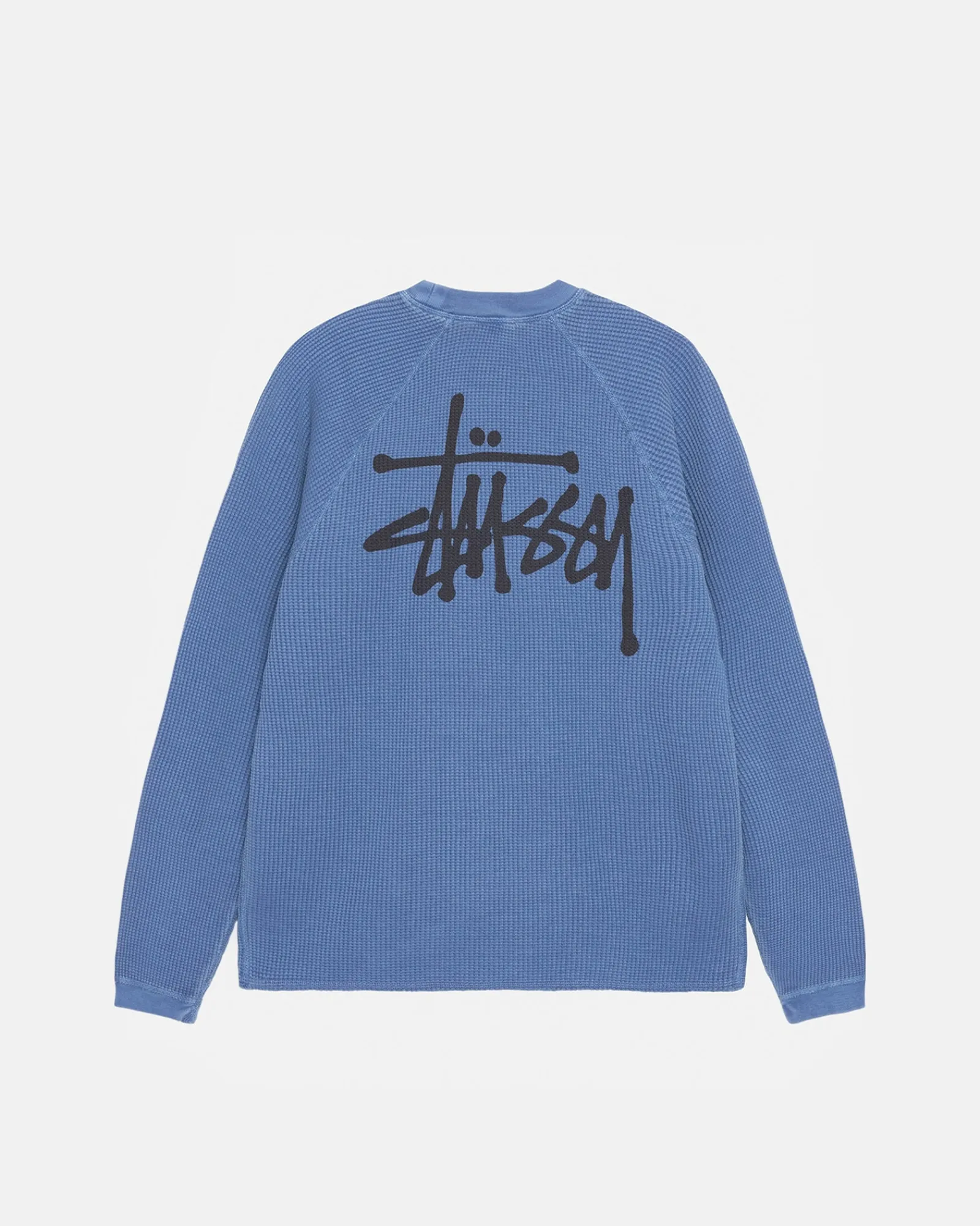 Tees>Stüssy RAGLAN THERMAL LS CREW Blue