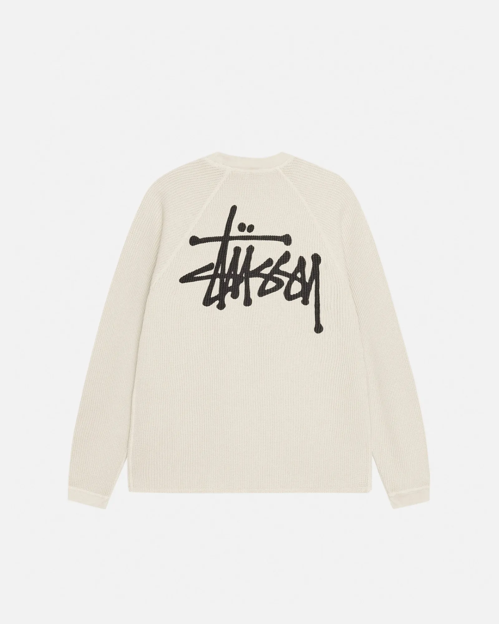 Tees>Stüssy RAGLAN THERMAL LS CREW Bone