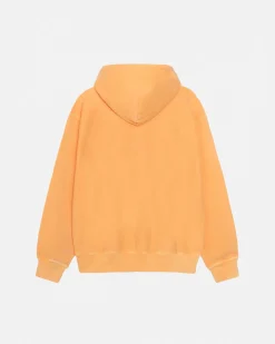 Hoodies>Stüssy RASTA LION HOODIE PIGMENT DYED Orange