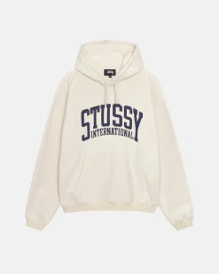 Hoodies>Stüssy RELAXED HOODIE INTERNATIONAL Ivory