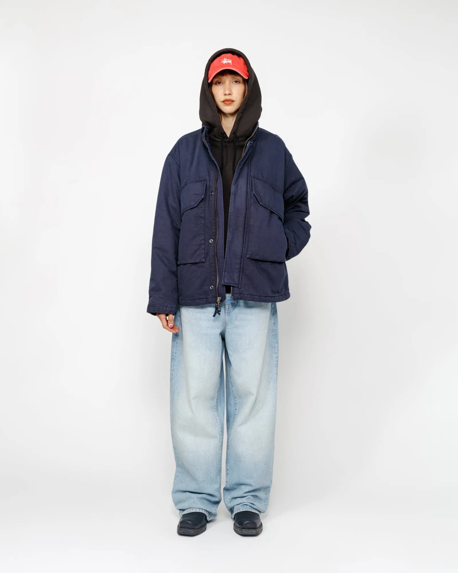 Pants|Denim>Stüssy RELAXED JEAN DENIM Light Wash