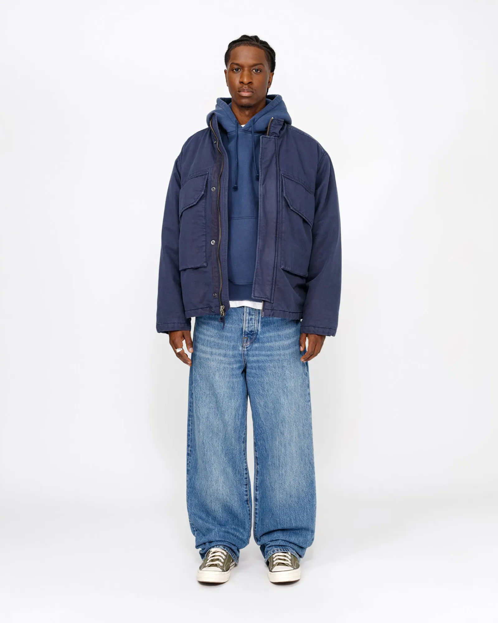 Pants|Denim>Stüssy RELAXED JEAN DENIM Medium Blue