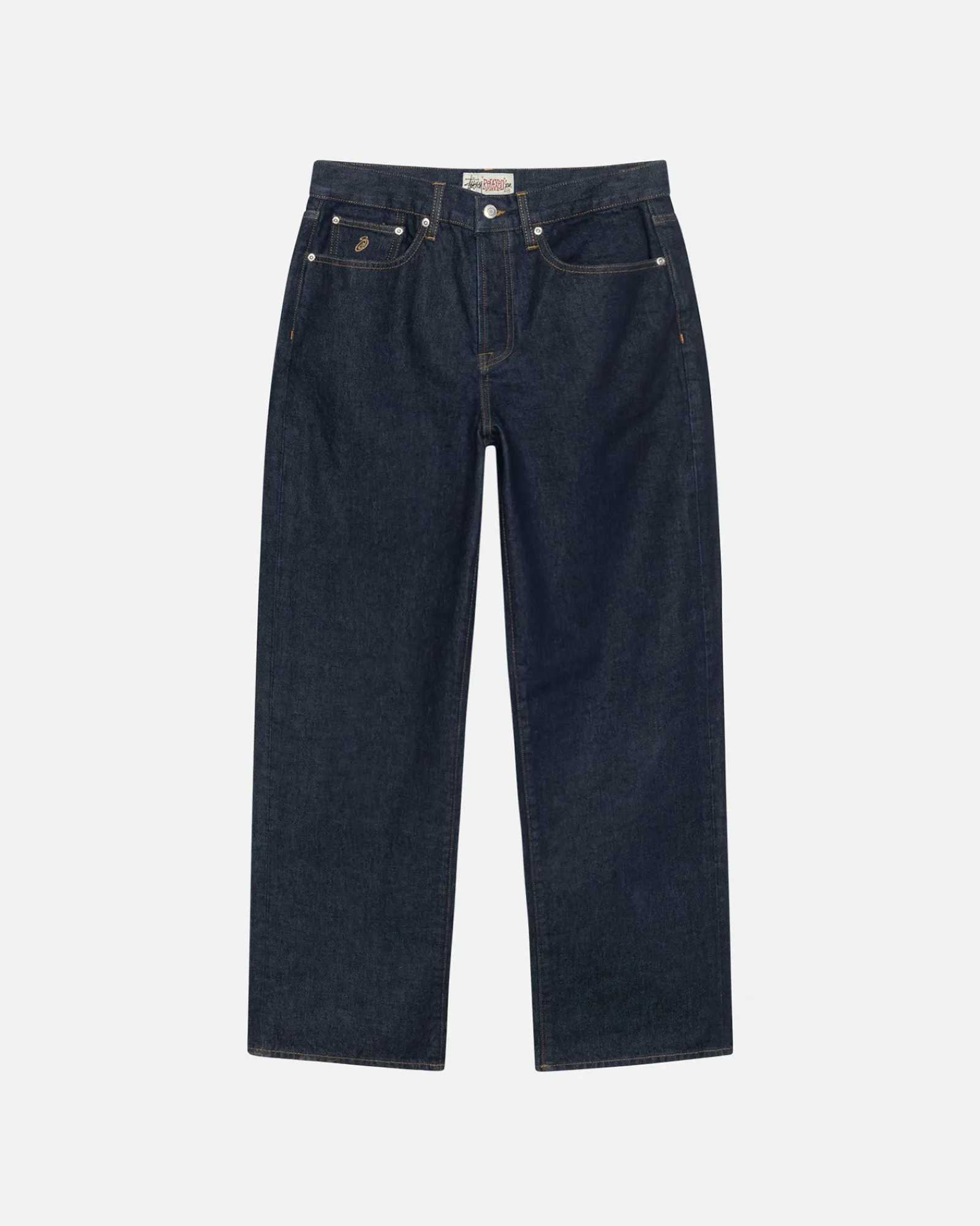 Pants|Denim>Stüssy RELAXED JEAN DENIM Rinsed Indigo