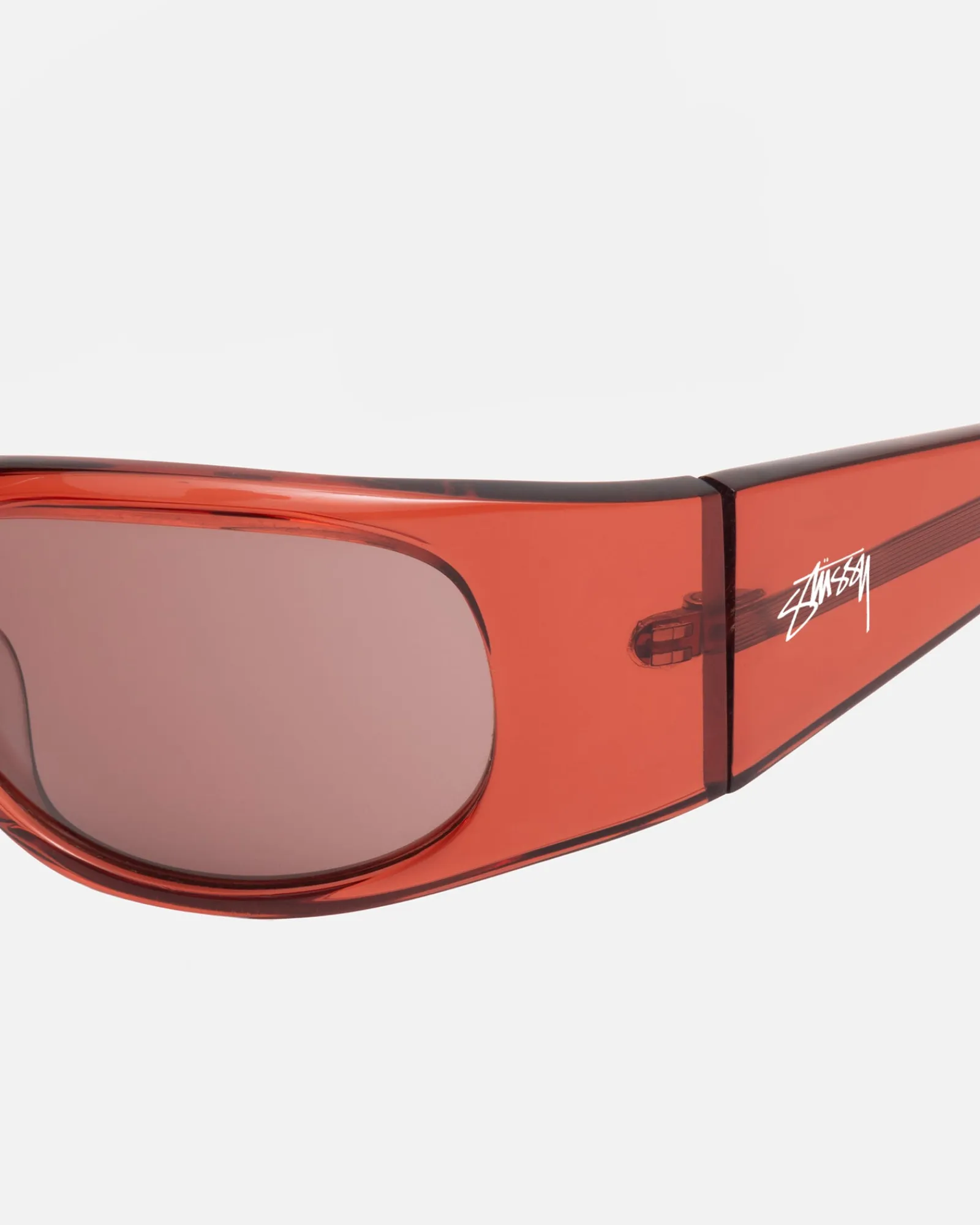 Accessories|Eyegear>Stüssy RENE SUNGLASSES Amber / Amber Lens