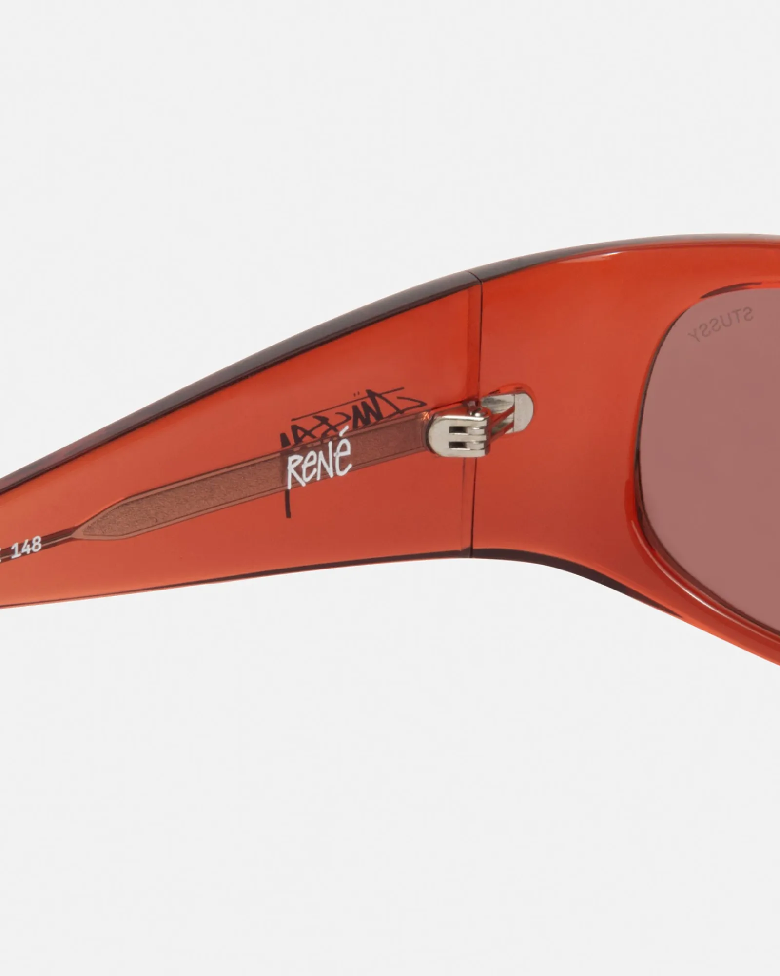 Accessories|Eyegear>Stüssy RENE SUNGLASSES Amber / Amber Lens