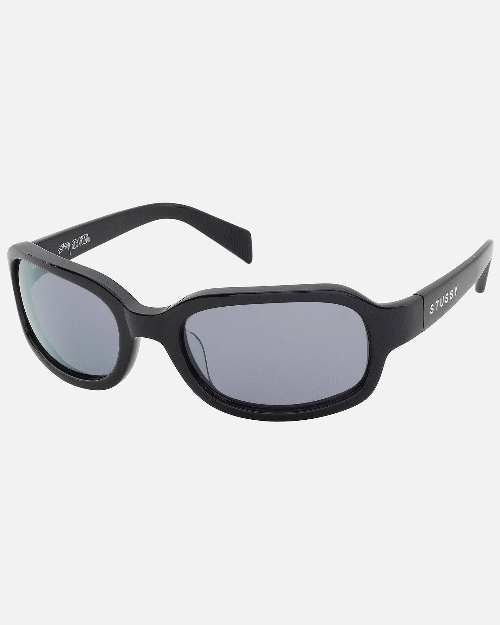 Accessories|Eyegear>Stüssy ROME SUNGLASSES Black/Black Lens