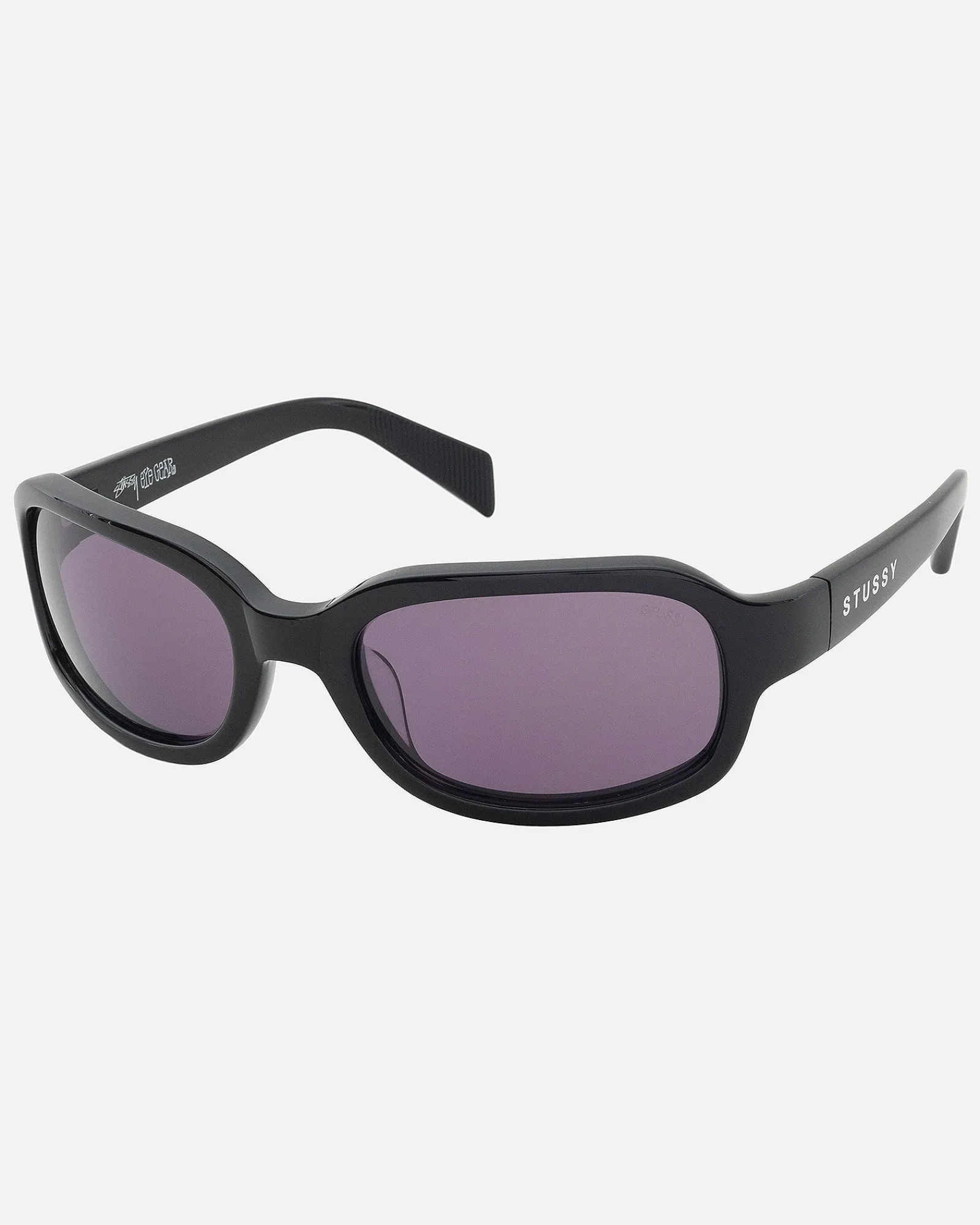 Accessories|Eyegear>Stüssy ROME SUNGLASSES Black / Lavender Lens