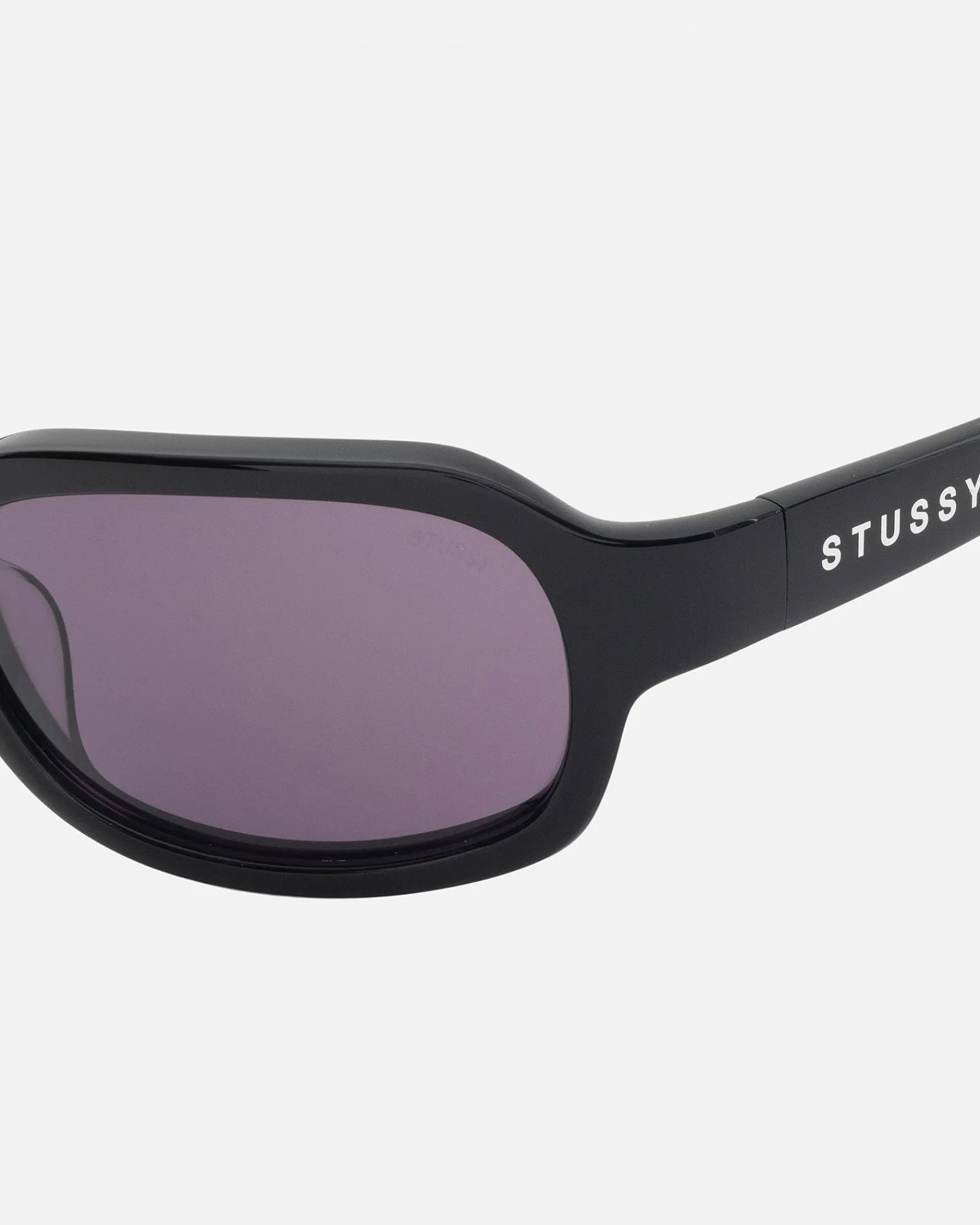 Accessories|Eyegear>Stüssy ROME SUNGLASSES Black / Lavender Lens