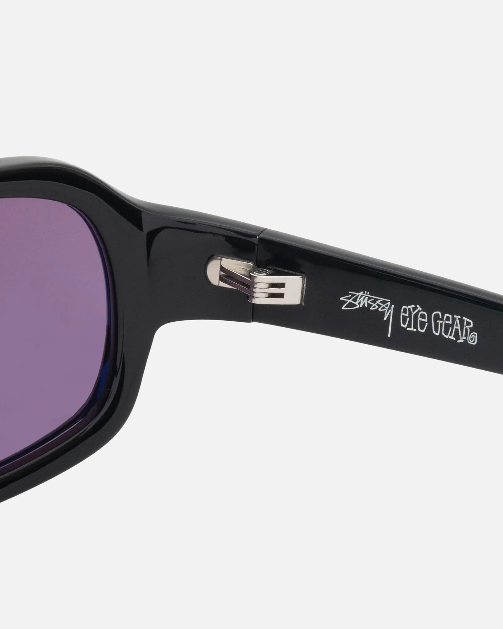 Accessories|Eyegear>Stüssy ROME SUNGLASSES Black / Lavender Lens