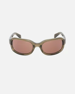 Accessories|Eyegear>Stüssy ROME SUNGLASSES Brown / Pink Lens