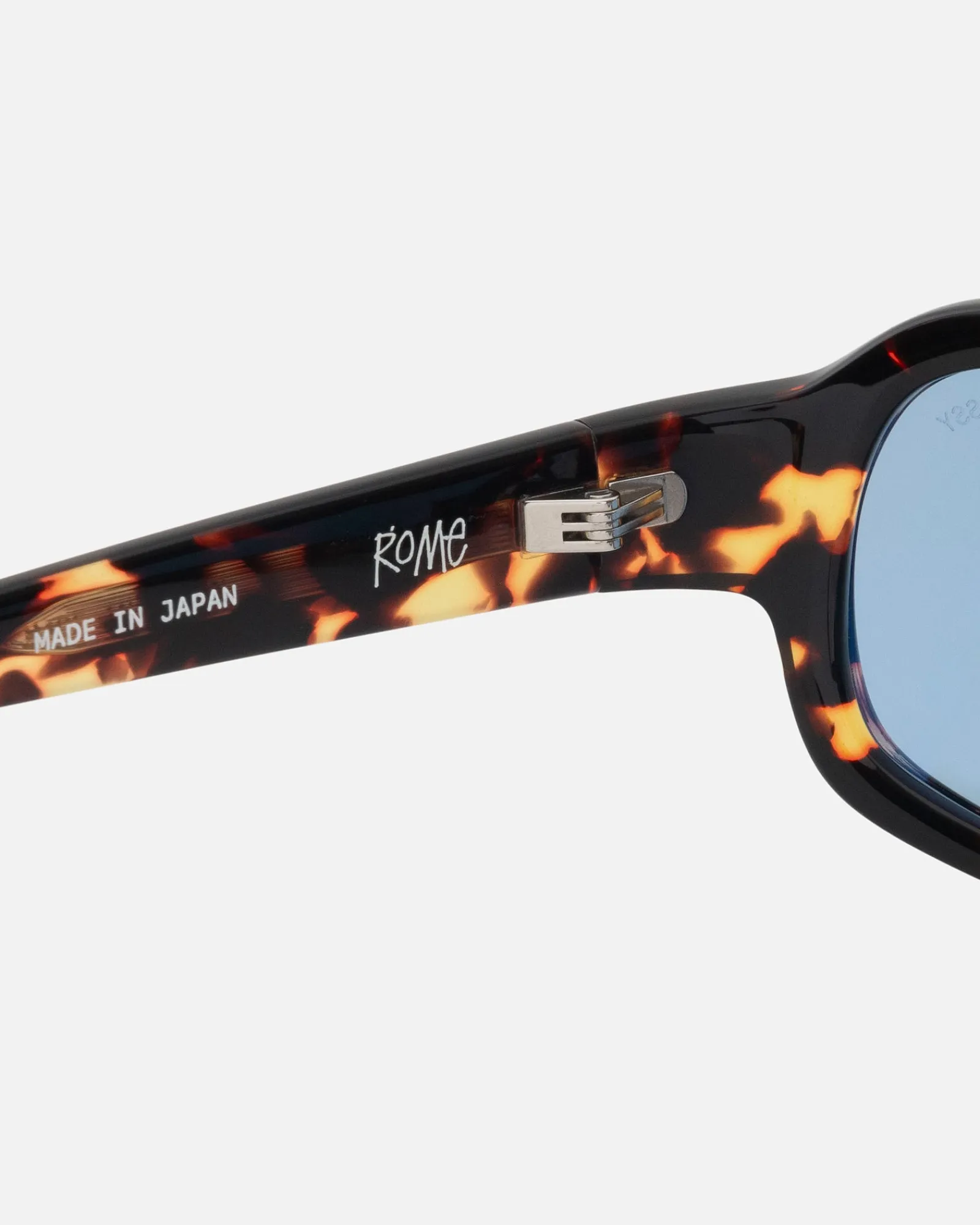 Accessories|Eyegear>Stüssy ROME SUNGLASSES Tortoise / Blue Lens