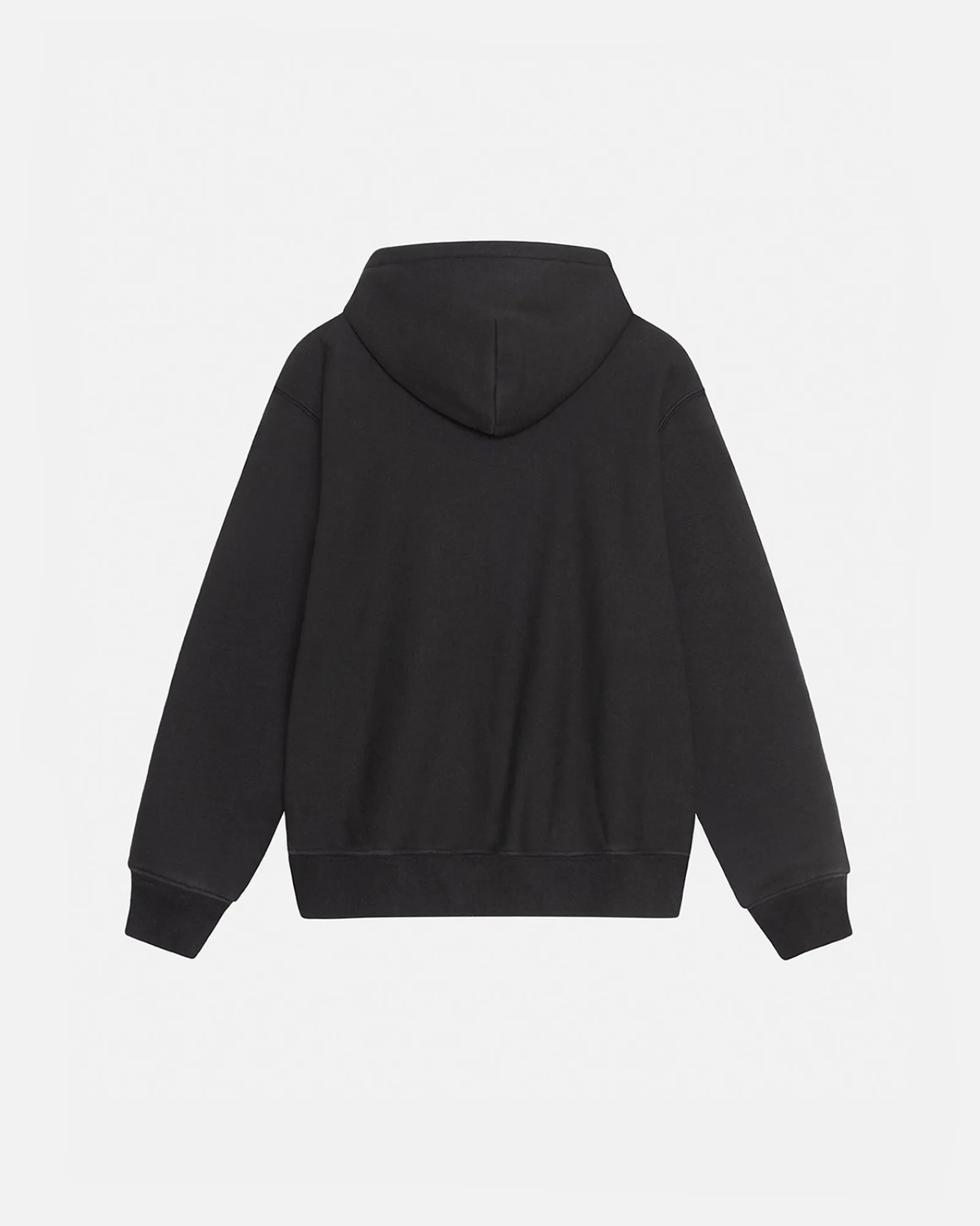 Hoodies>Stüssy SATIN PATCH HOODIE Washed Black