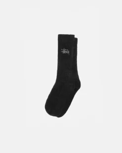 Accessories>Stüssy SHAGGY MOHAIR SOCK Black