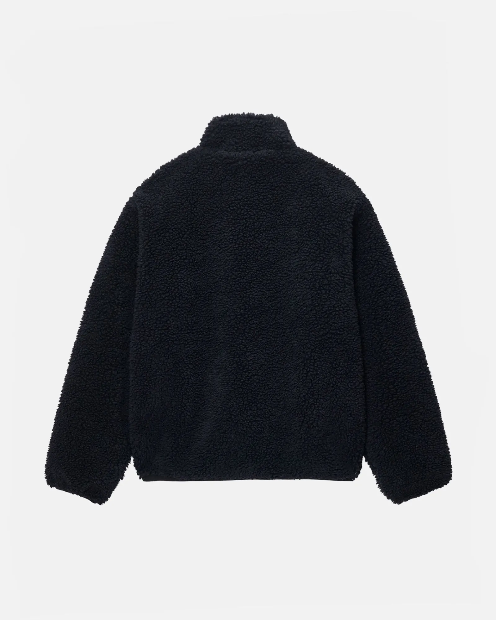Outerwear>Stüssy SHERPA REVERSIBLE JACKET Black