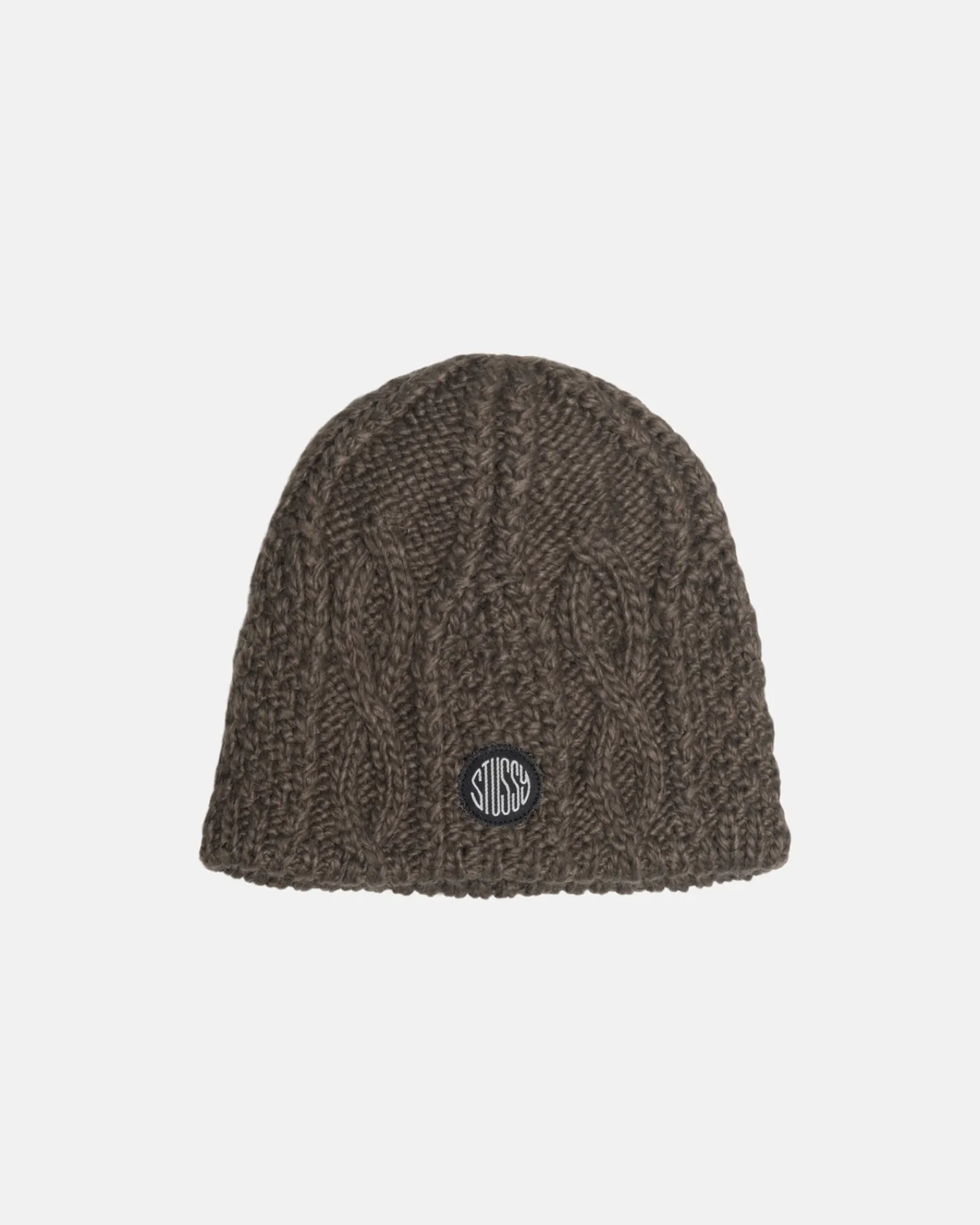 Headwear>Stüssy SKULLCAP CABLE KNIT Brown