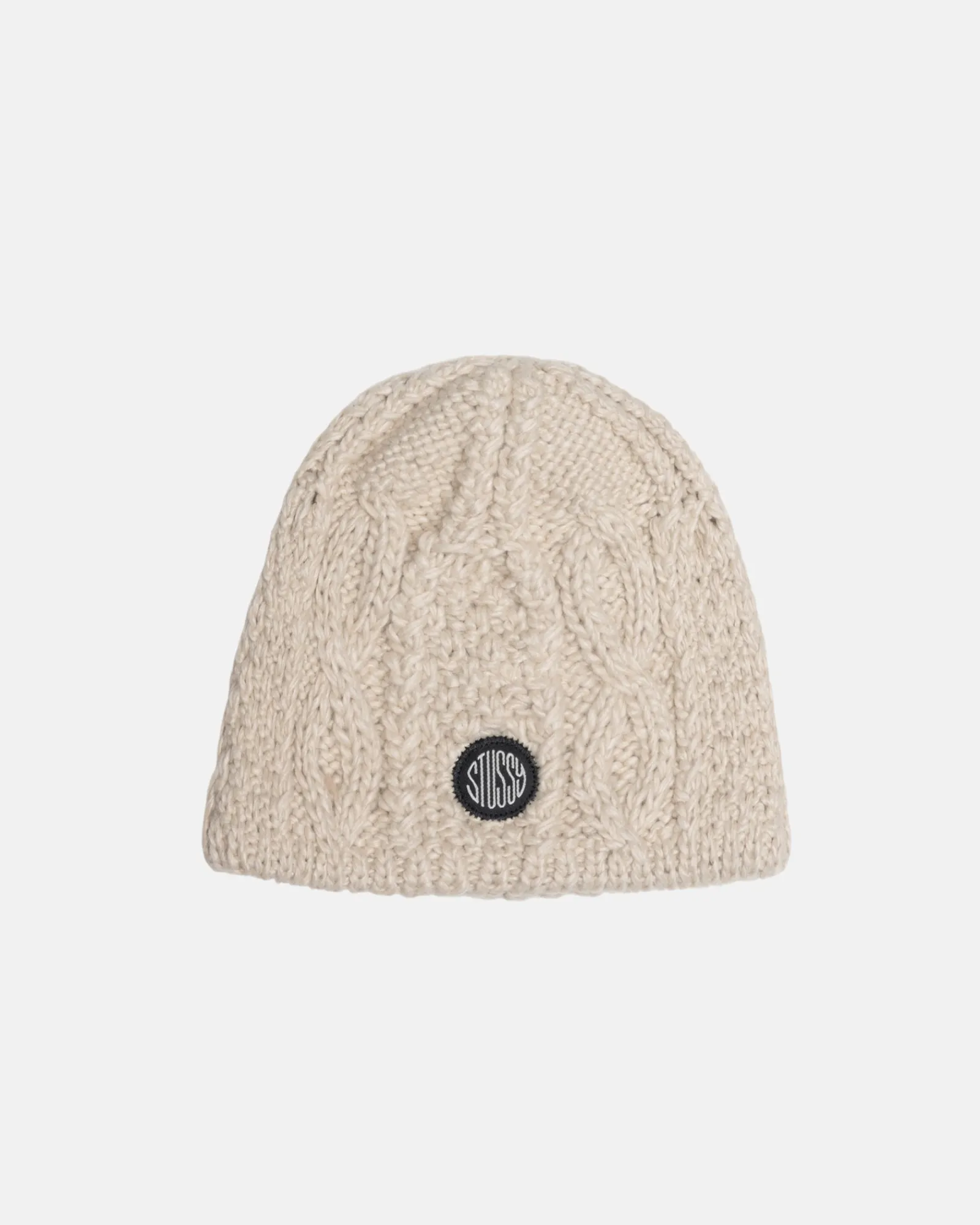 Headwear>Stüssy SKULLCAP CABLE KNIT Natural