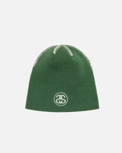 Headwear>Stüssy SKULLCAP EXPOSED STITCH Green