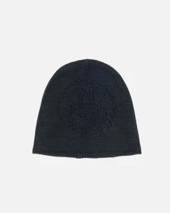 Headwear>Stüssy SKULLCAP LOOSE KNIT SS-LINK Black