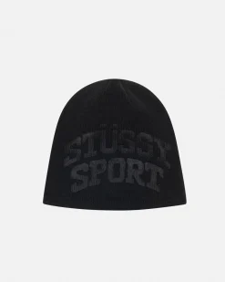 Headwear>Stüssy SKULLCAP STÜSSY SPORT DEBOSS Black