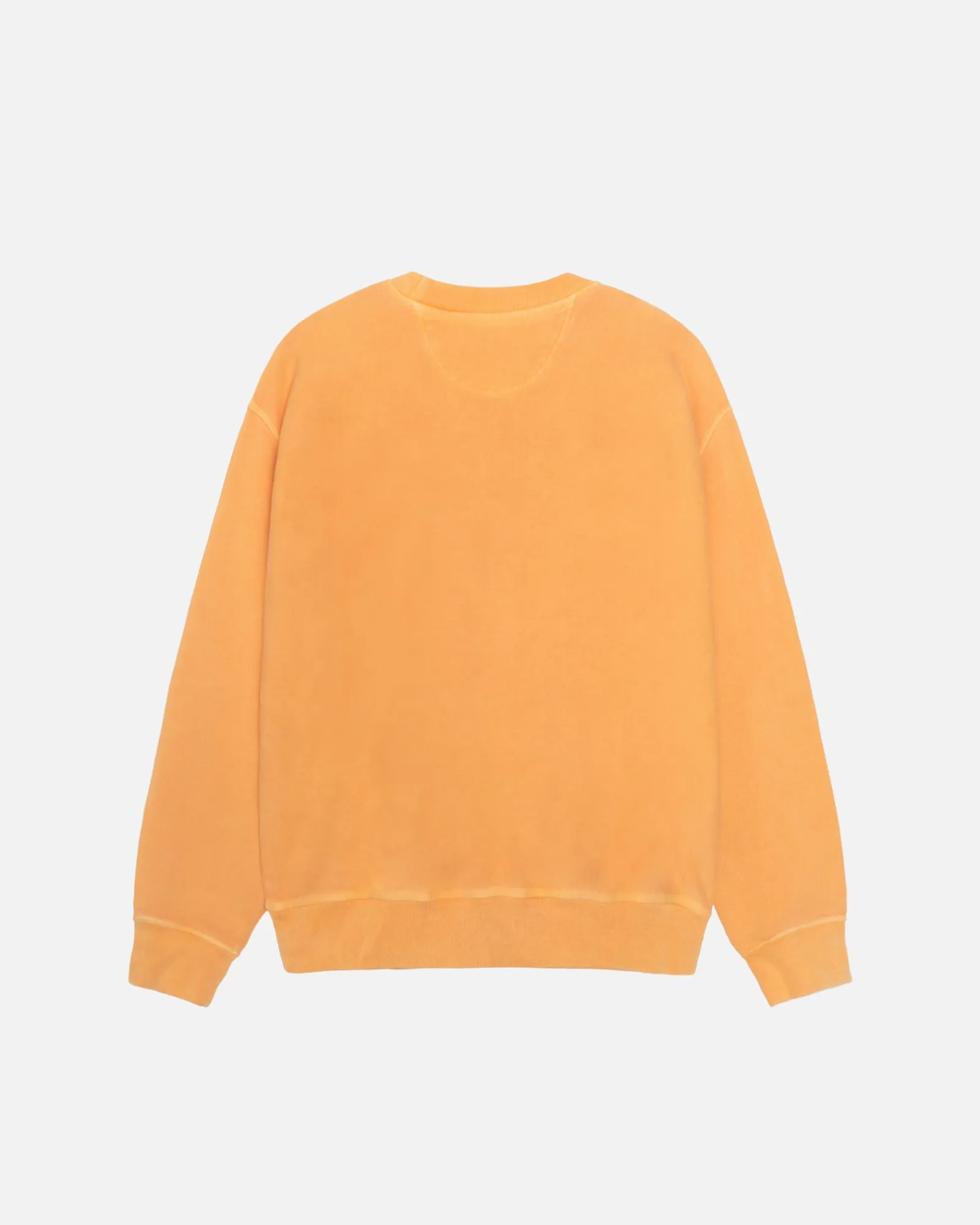 Crews>Stüssy SMOOTH STOCK CREW PIGMENT DYED Orange