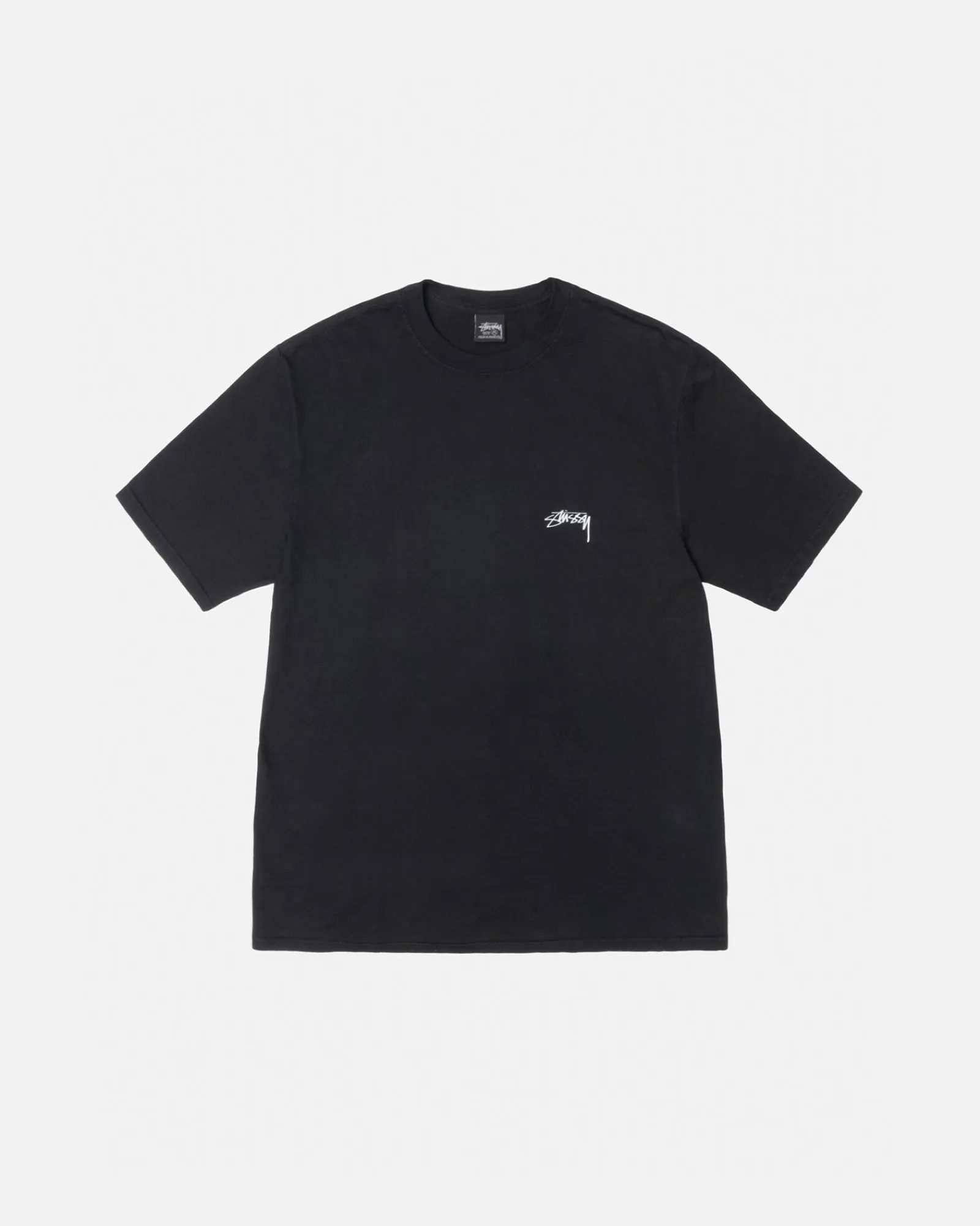 Tees>Stüssy SMOOTH STOCK TEE PIGMENT DYED Black
