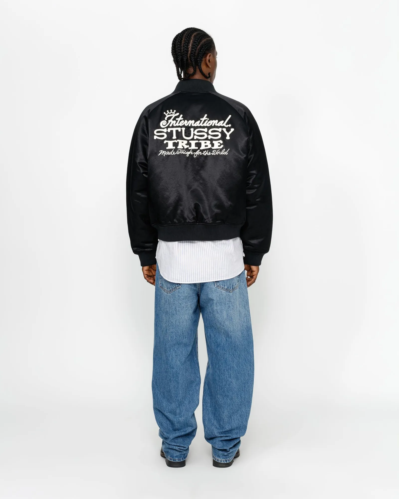 Outerwear>Stüssy SOUVENIR JACKET Black