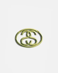 Accessories>Stüssy SS LINK CARABINER Anodized Lime