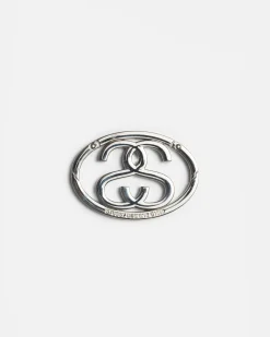 Accessories>Stüssy SS LINK CARABINER Silver