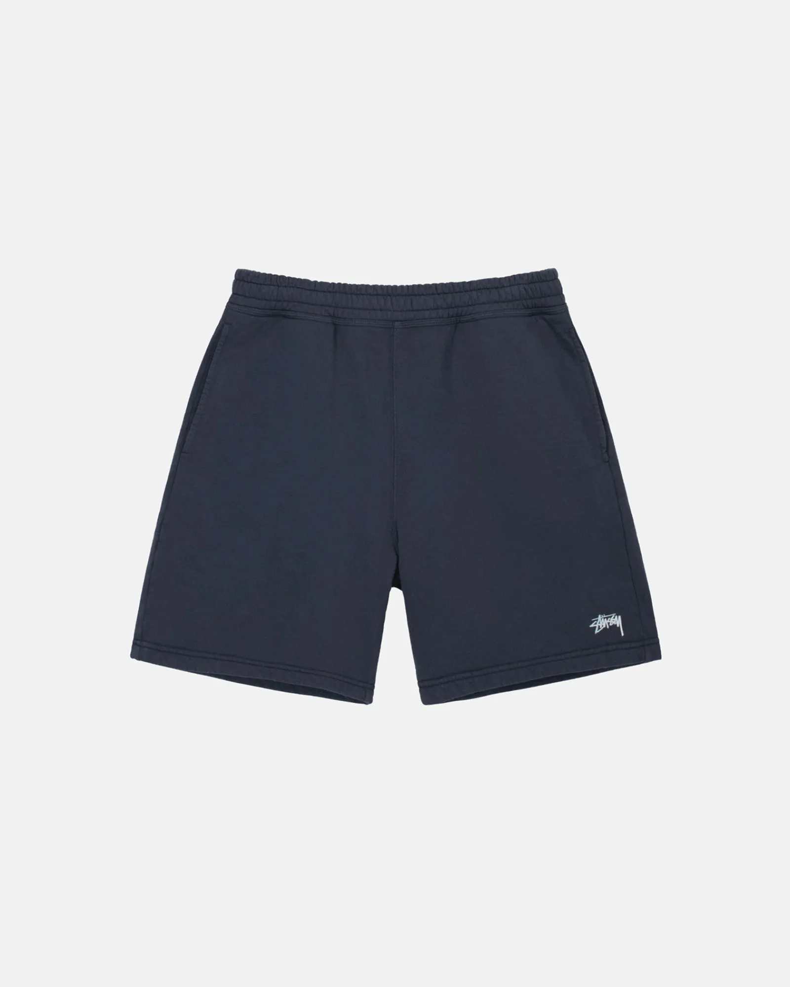 Shorts>Stüssy STOCK LOGO SWEATSHORT Navy