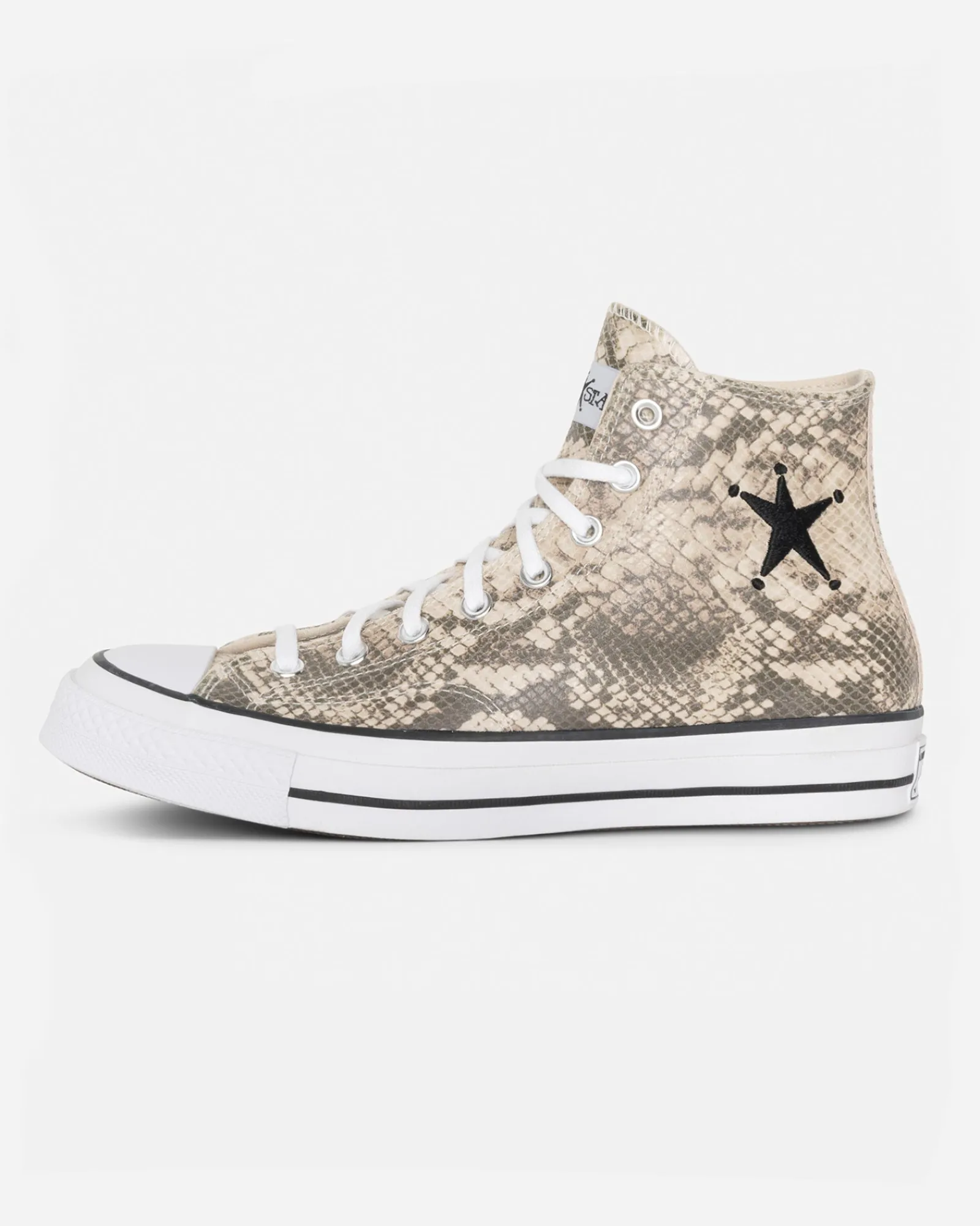 Accessories>Stüssy STÜSSY & CONVERSE CHUCK 70 HI LEATHER Grey/Black/Egret