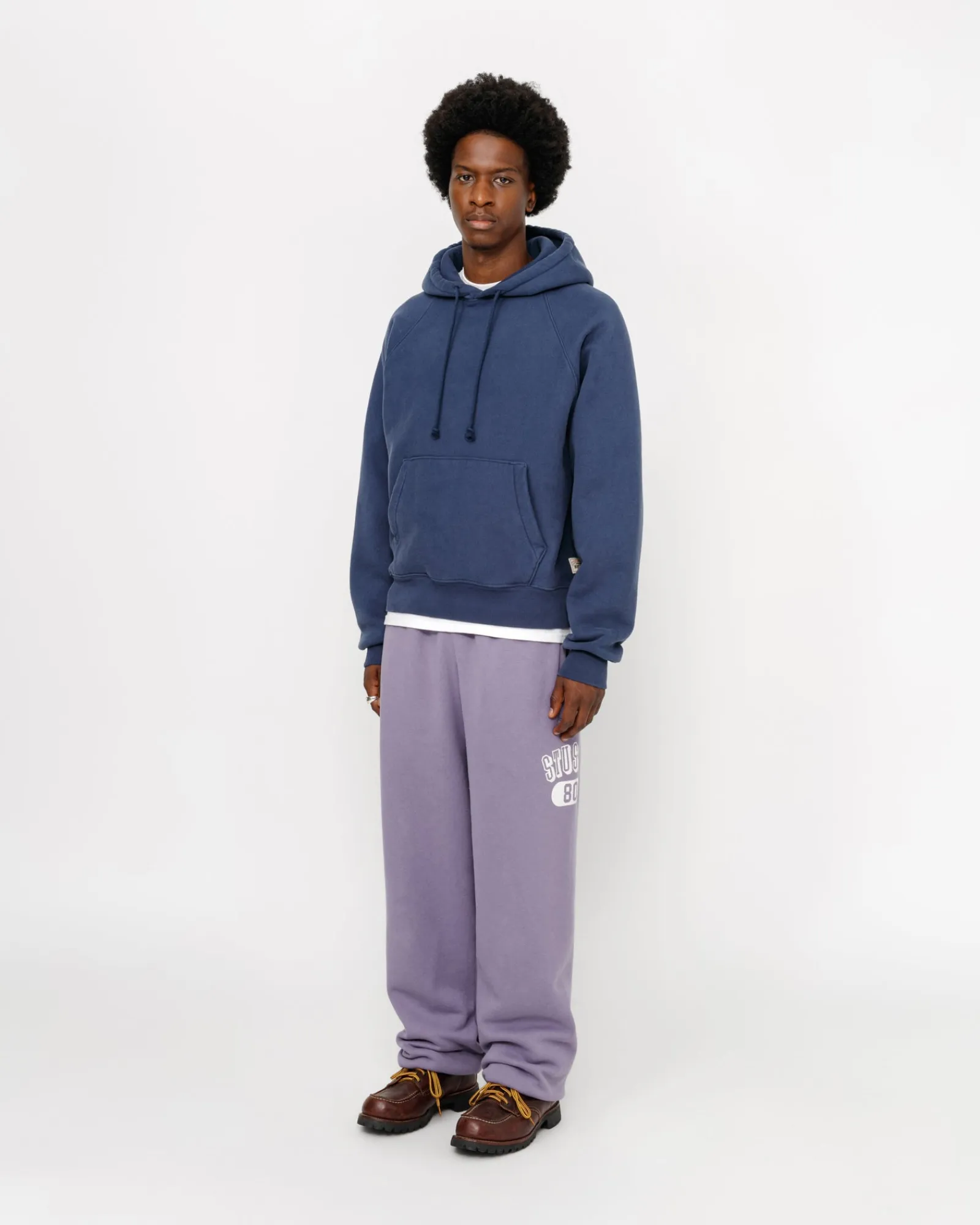 Pants>Stüssy STÜSSY 80 FLEECE PANT Ash Purple