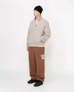 Pants>Stüssy STÜSSY 80 FLEECE PANT Brown