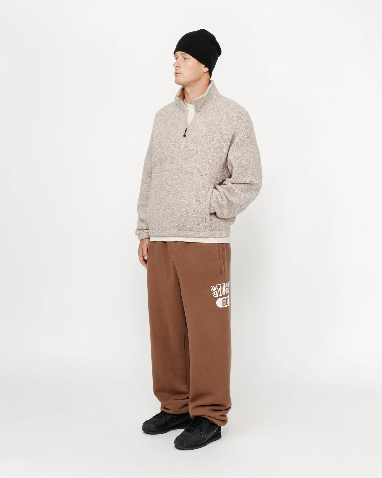 Pants>Stüssy STÜSSY 80 FLEECE PANT Brown
