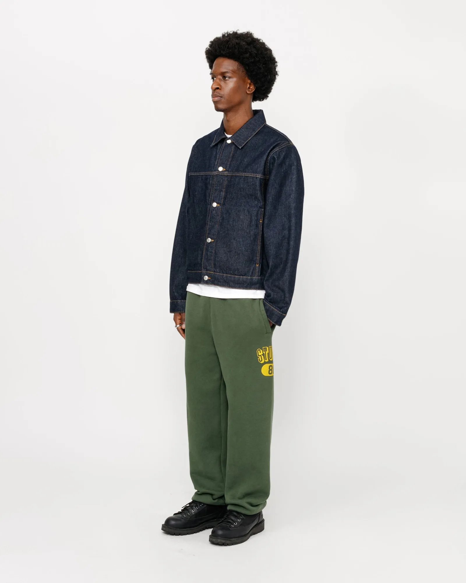 Pants>Stüssy STÜSSY 80 FLEECE PANT Pine