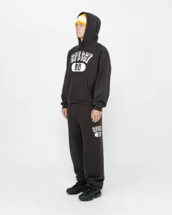 Pants>Stüssy STÜSSY 80 FLEECE PANT Washed Black